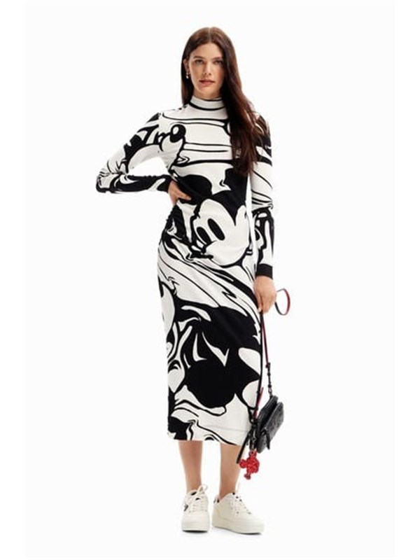 Desigual Midi dress Blanco
