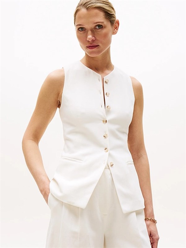 Tommy Hilfiger Gilet Ivory petal