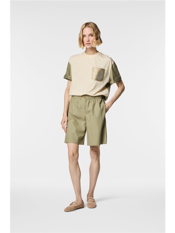 NENETTE Shorts Verde militare