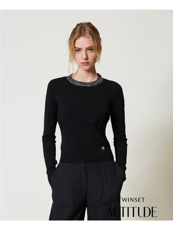 ACTITUDE by TWINSET Maglia Nero