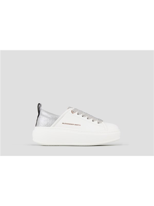 Alexander Smith Sneakers White silver