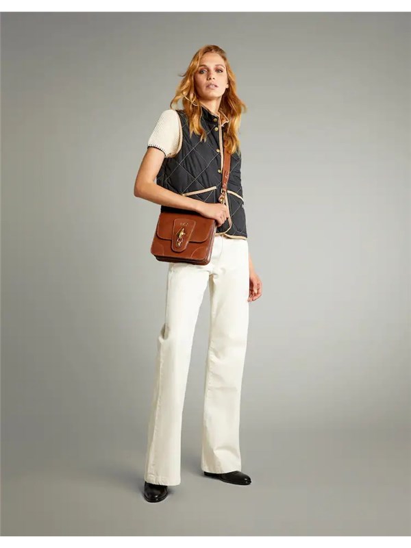 FAY Vest Black / beige