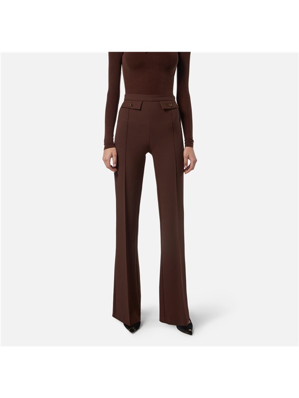 Elisabetta Franchi Pantalone Coffee