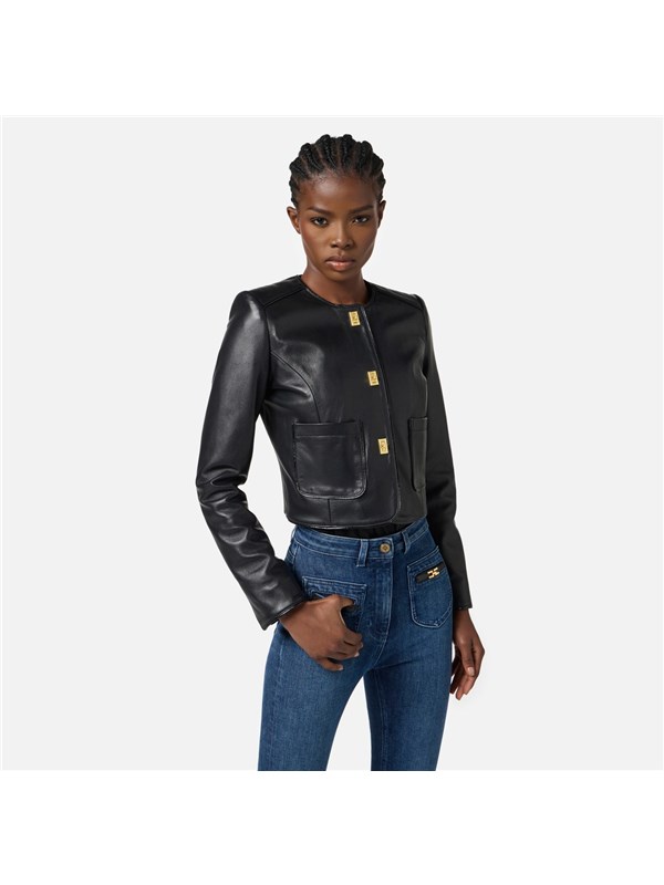 Elisabetta Franchi Chiodo Nero