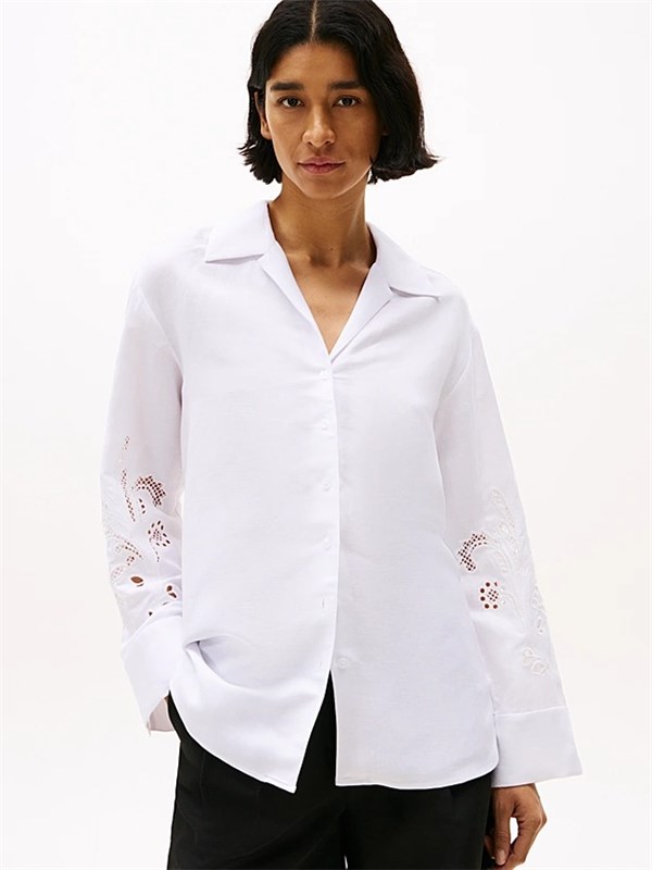 Tommy Hilfiger Shirt Th optic white