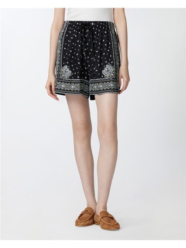 Pinko Shorts Nero/lime