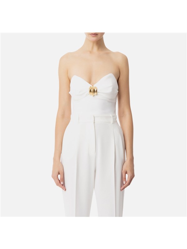 Elisabetta Franchi Top Avorio