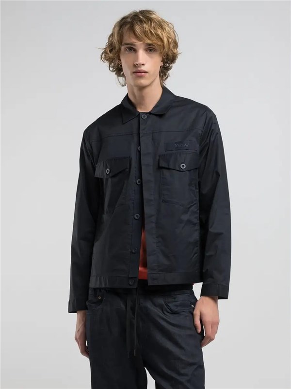 REPLAY Jacket Dark navy