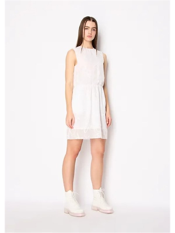 Armani Exchange Short dress Optic white