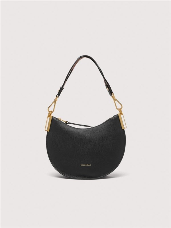 COCCINELLE Borsa a spalla Noir/cognac