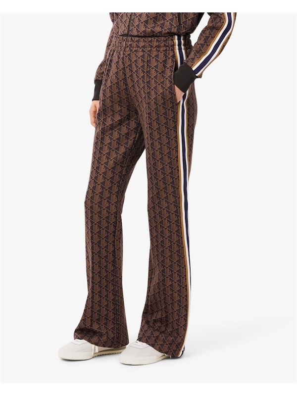 LACOSTE Pantalone Jogging Velvet/date brown