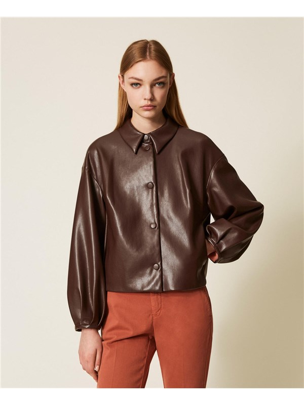 TWINSET Giubbino Coffee