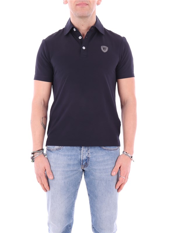 Blauer Polo Blue