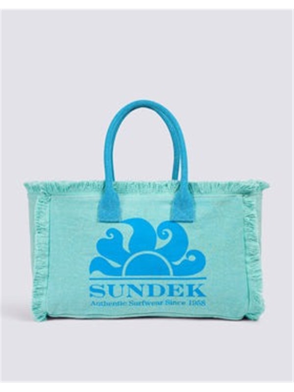 SUNDEK Borsa Shopper Blue java