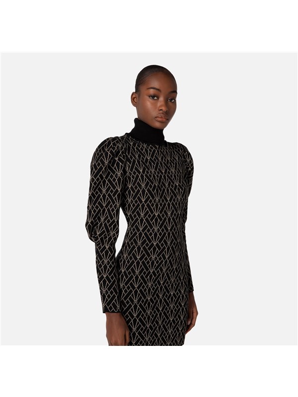 Elisabetta Franchi Short dress Black / Gold