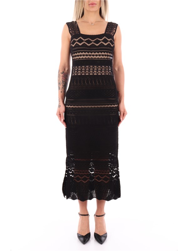 TWINSET Long dress Black