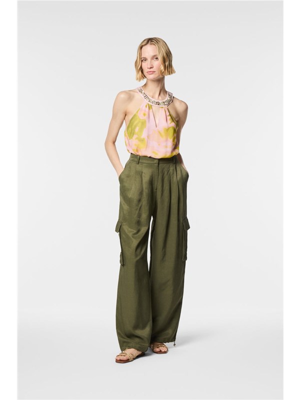 NENETTE Pantalone Verde militare