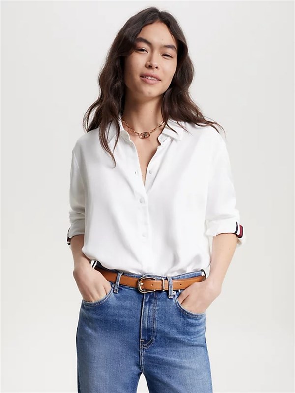 Tommy Hilfiger Shirt Th optic white