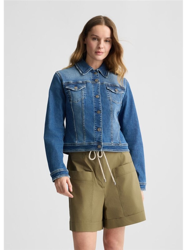 LIU  JO Giacca Denim blue dk.cherry w.