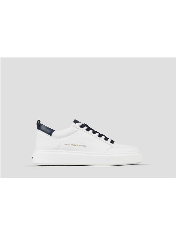 Alexander Smith Sneakers White blue
