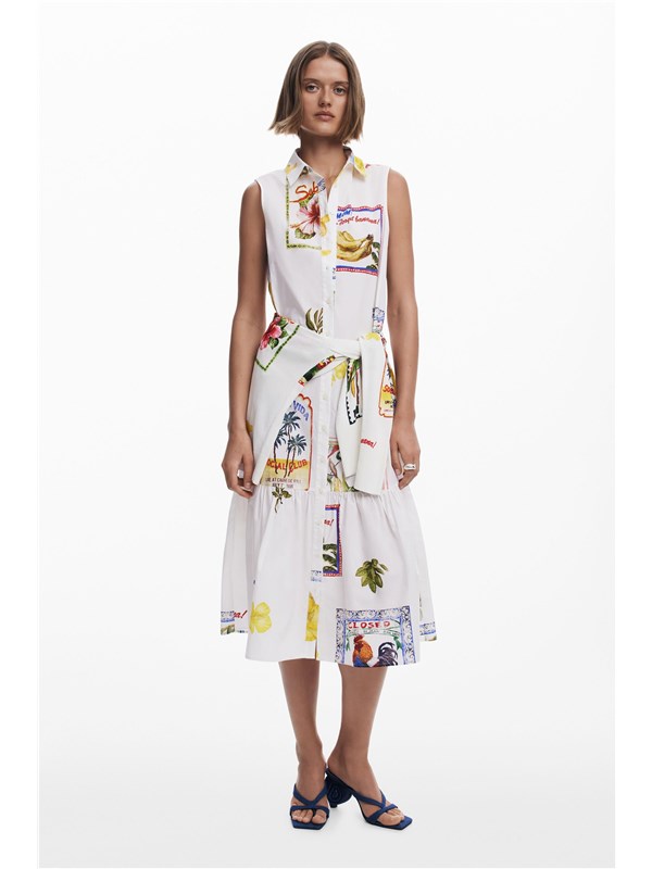 Desigual Abito Chemisier Crudo