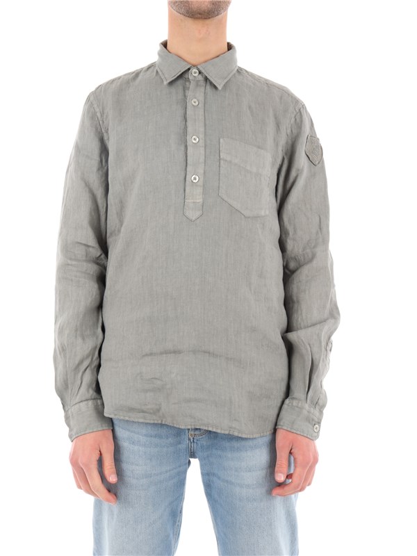 Blauer Camicia Grigio grifone
