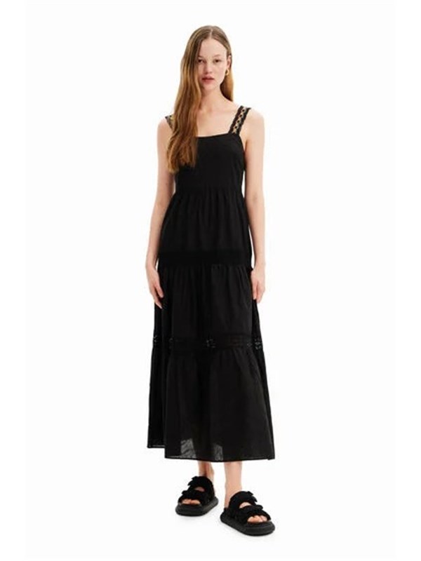 Desigual Long dress Negro