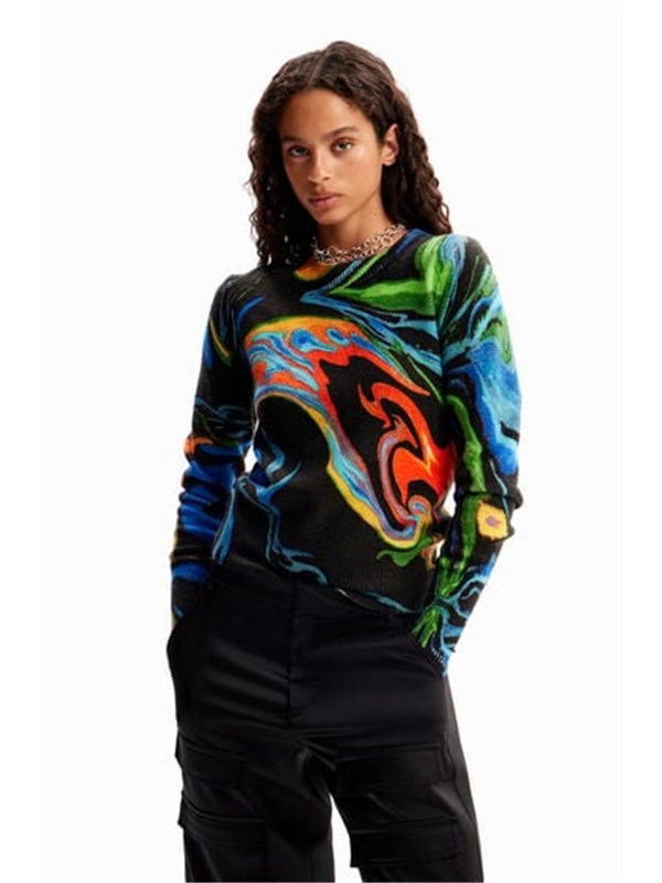Desigual Sweater Negro
