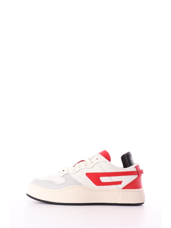 DIESEL Sneakers Red / white