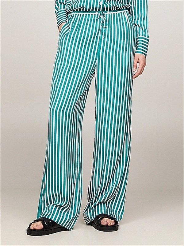 Tommy Hilfiger Pantalone Bold stripe/olympic green