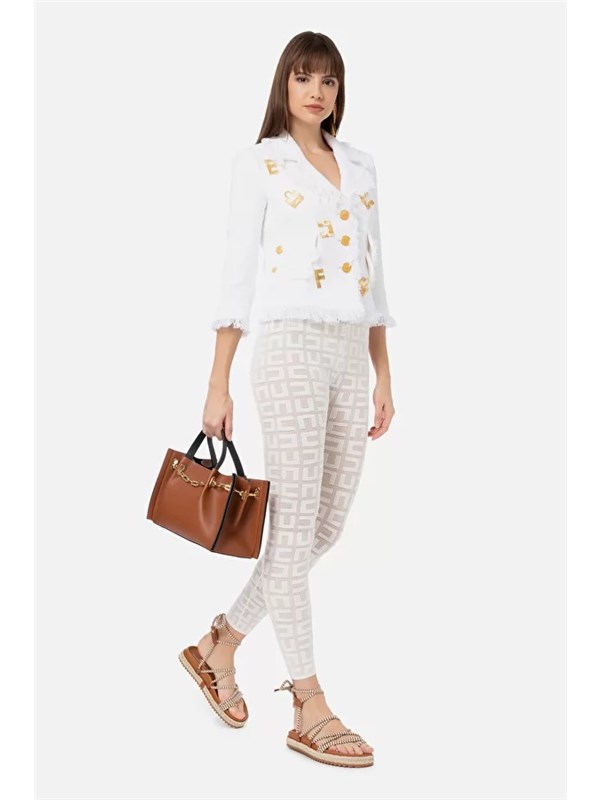 Elisabetta Franchi Jacket Ivory