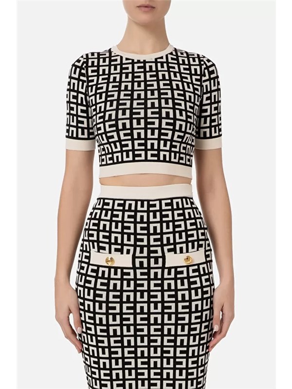 Elisabetta Franchi Sweater Black / Butter