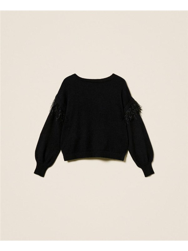 TWINSET Maglia Nero