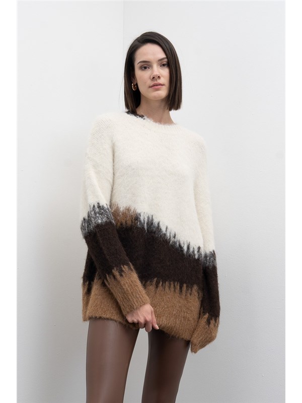 GOA GOA Maglia Brown/white