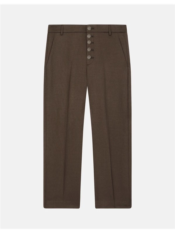 DONDUP Pantalone Verde marrone