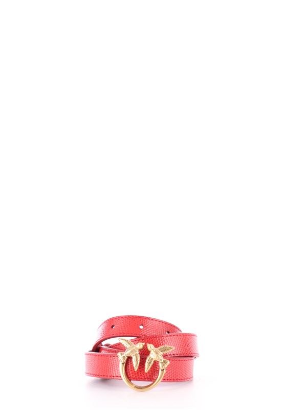 Pinko Pelletteria Belt Ruby red
