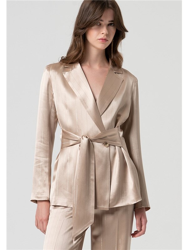 Fracomina Giacca Sand/gold lurex
