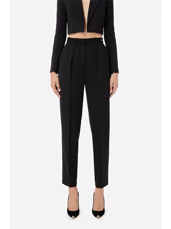Elisabetta Franchi Pantalone Black