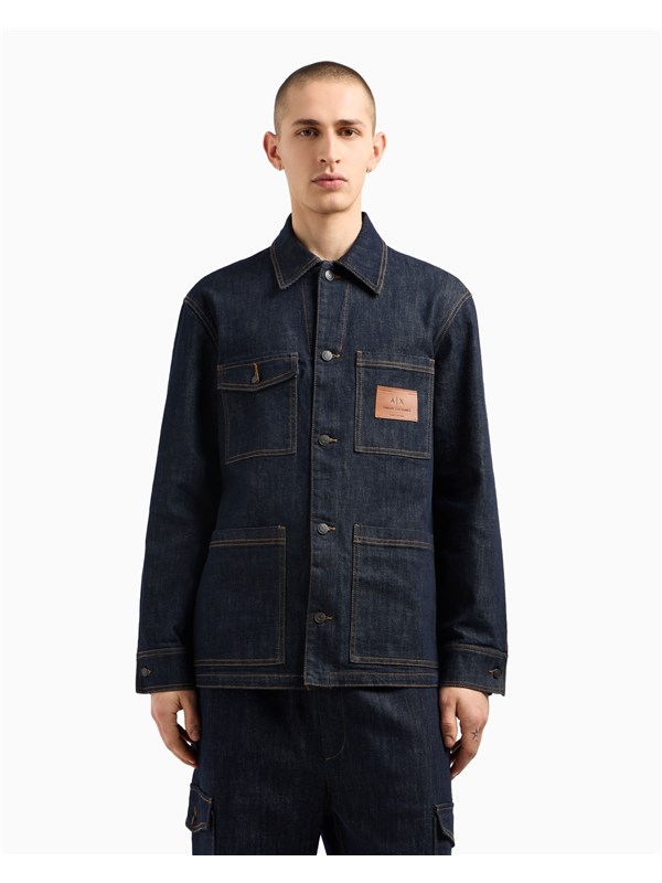 Armani Exchange Giacca Blue denim