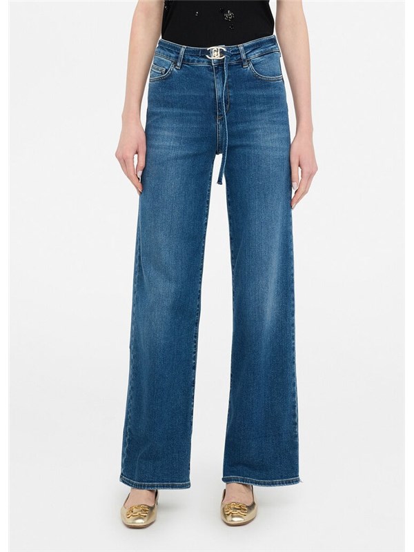 LIU  JO Jeans Denim blue bubble wash