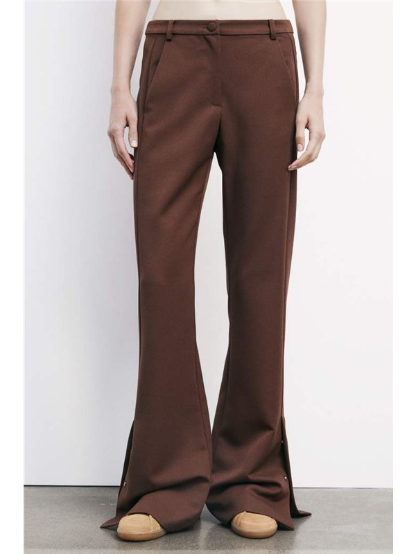 Patrizia Pepe Pantalone Earth brown cash.