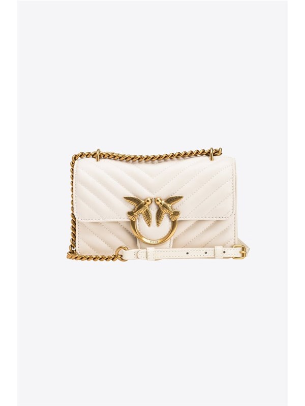 Pinko Pelletteria Shoulder bag white