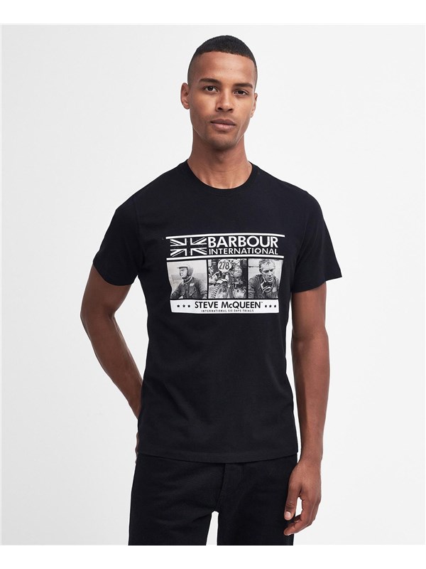 Barbour T-shirt Black