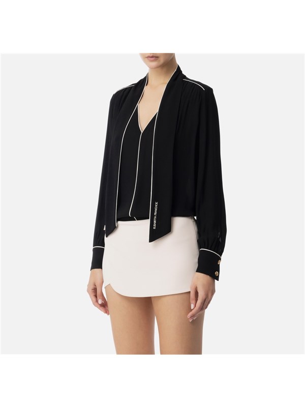 Elisabetta Franchi Camicia Nero/burro