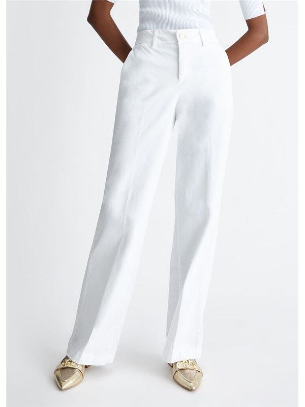 LIU  JO Pantalone Bianco ottico