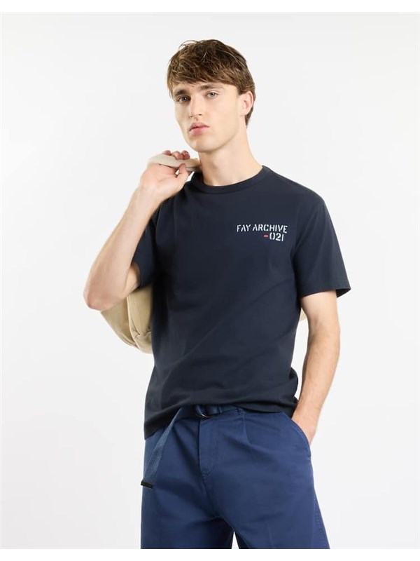 FAY T-shirt Navy blue