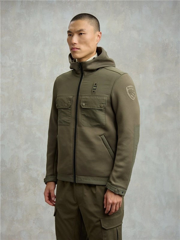 Blauer Felpa Verde bosco