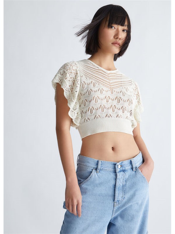 LIU  JO Top Wool white