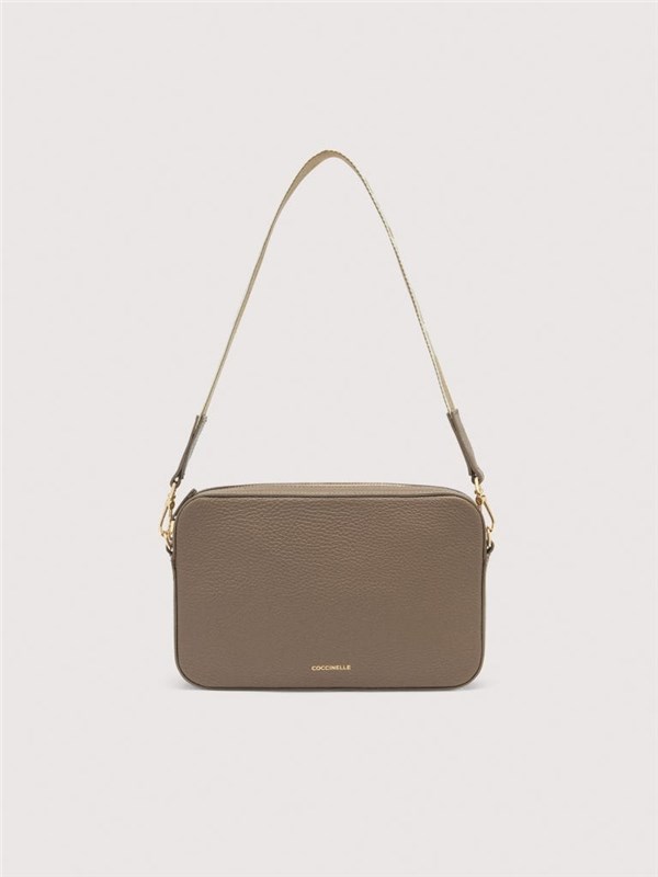 COCCINELLE Borsa a spalla Warm taupe 2