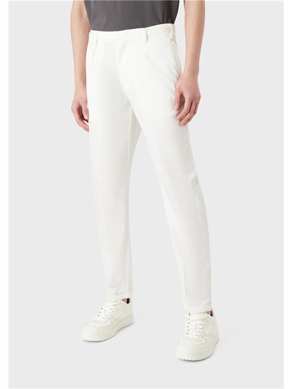 Emporio Armani Pantalone Bianco caldo